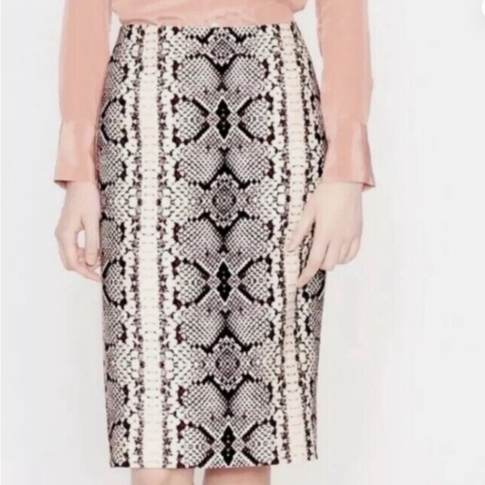 J. Crew Number/No. 2 Pencil Skirt Snake Skin Size: 6